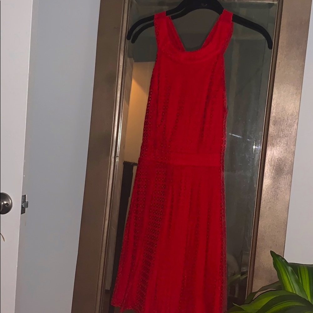 Red dress